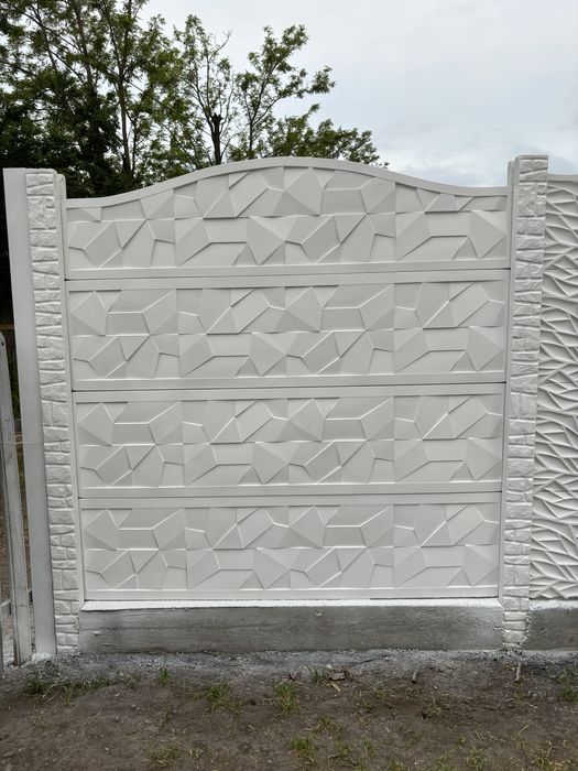 Garduri prefabricate din beton capace si coame