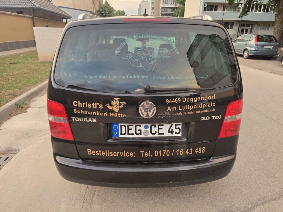VW Touran 2.0 TDI 170 к.с. НА ЧАСТИ – код мотор BMN, 180 000 км, Ръчка