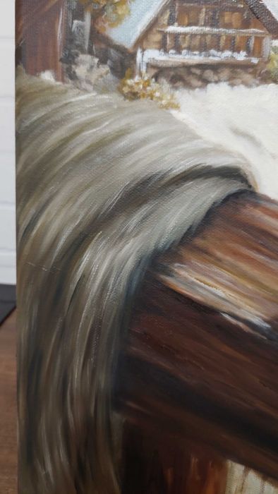 Картина масло, интерьерная