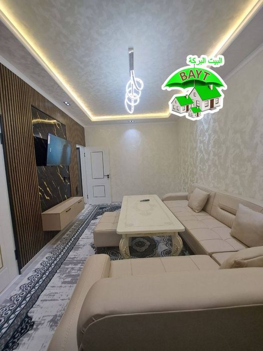 ÷ 1в2/2/4 Чиланзар 12 Евро+Мебель+Техника продаётся квартира