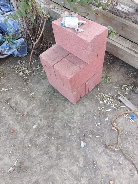 Блок сплиттерный, красный, новый, 5 шт