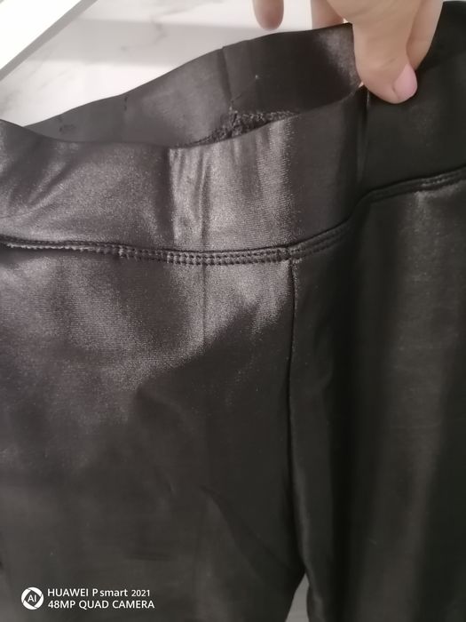 Colanți imitație piele