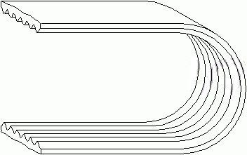 Curea transmisie Audi 80 Jumper Fiat Ducato Punto Ford Fiesta Opel Corsa Vw Polo Topran 6PK1180