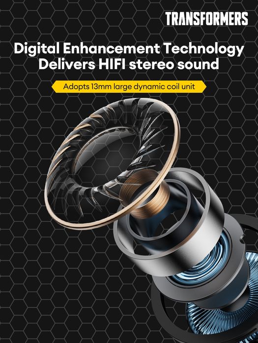 Безжични слушалки  dots Transformers T-06