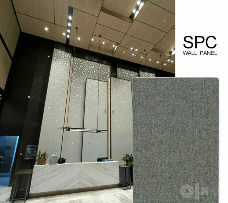 Декор Интерьера SPC WPC Бамбук Гипсоакрил Фиброцемент Панели для Стен