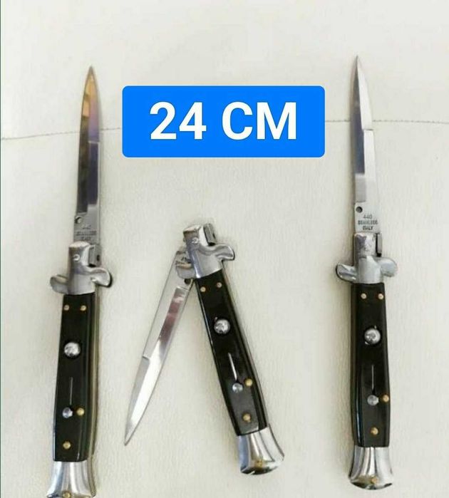 Briceag cu buton 24cm , cutit vanatoare , briceag pescuit