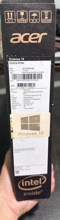 Acer offisnoy noutbuk sotiladi srochna