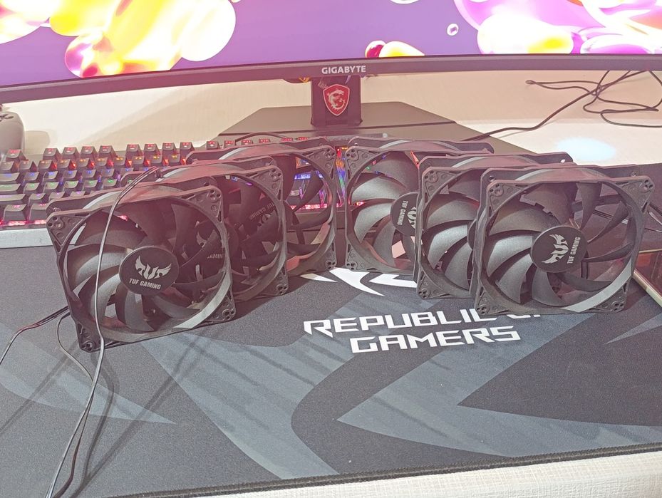 ASUS Tuf gaming keys uchun kuller