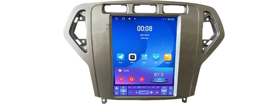 Navigatie Android TESLA Ford Mondeo 2007-2010  1/6 Gb Ram Waze Carplay