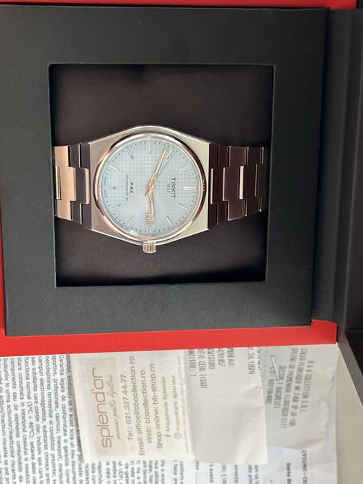 Vand ceas automatic Tissot PRX Powermatic 80, 40mm, impecabil!