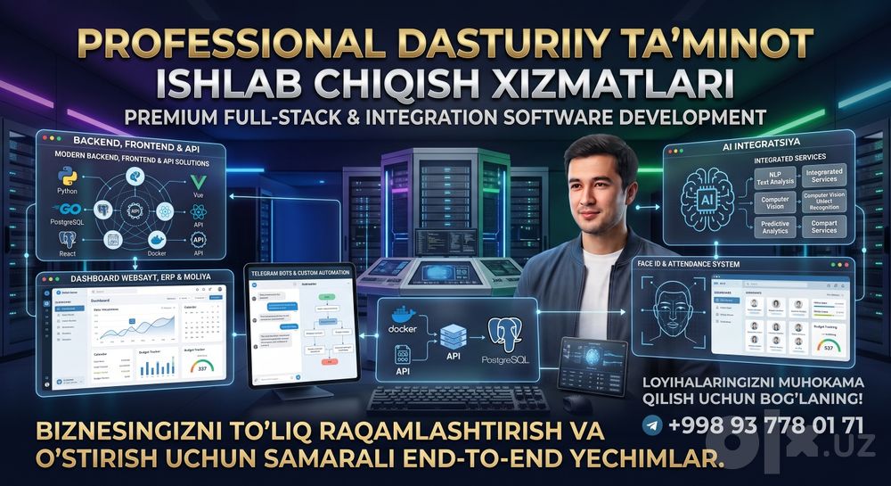 Biznesingiz uchun professional dasturiy yechimlar