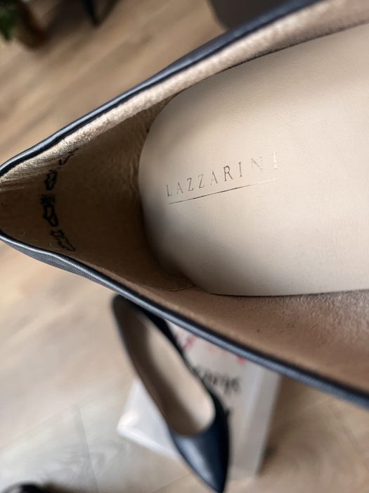 Дамски обувки на ток, НОВИ, Lazzarini, естествена кожа, 40 номер