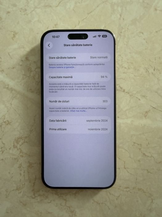 Iphone  16 pro max Desert  PRET FIX