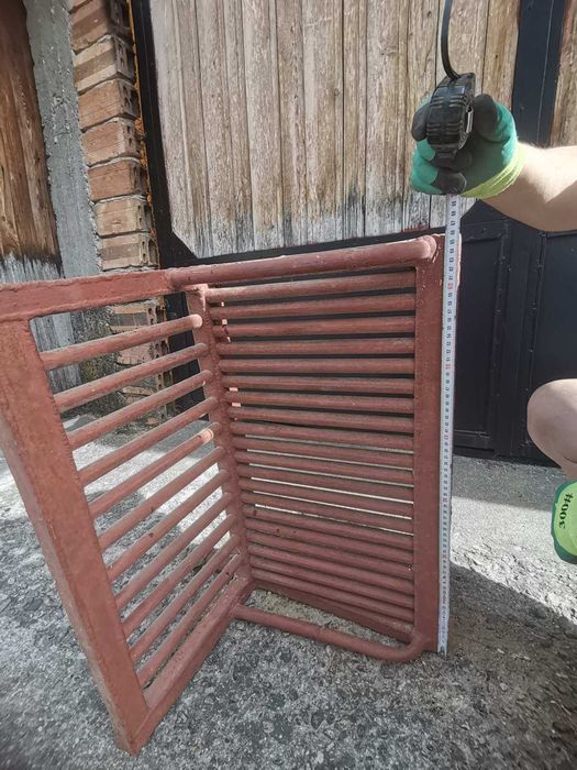 Водна риза за вграждане в зидана камина