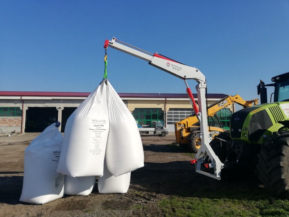 Български навесен Кран за биг бег 3 тона - 4.5метра стрела