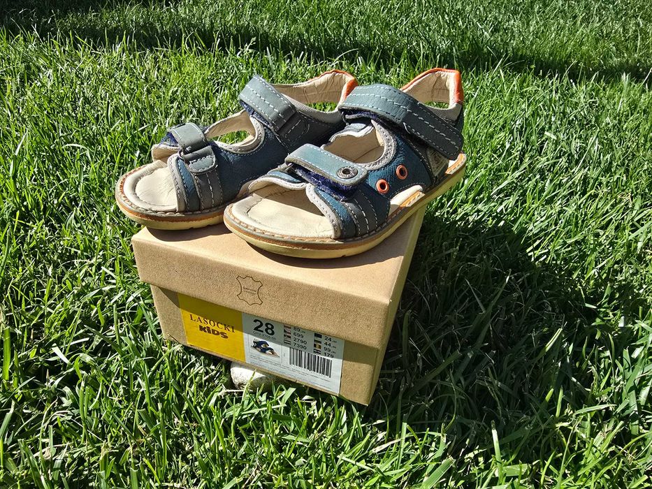 Детски сандали Affenzahn sandal airy green 27