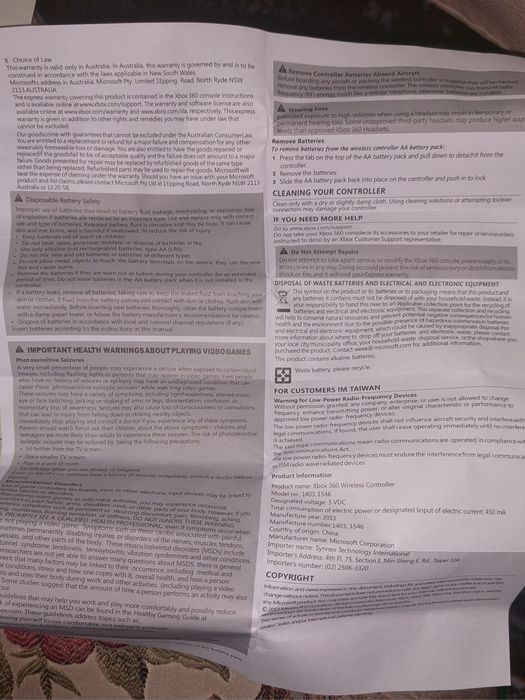 Беспроводной Оригинальный Не использованный Геймпад для Xbox 360| Xbox