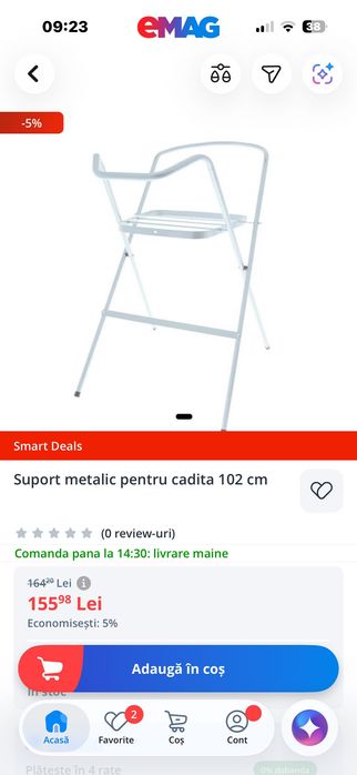 Suport cădiță baie
