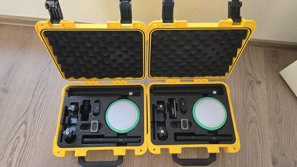 Sistem Rtk GPS KanQ super laser 100 m, 2Camere AlphaGeo South Emlid Me