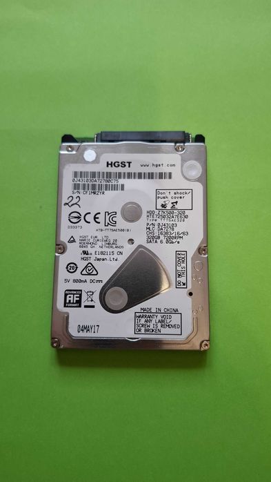 HDD laptop hgst 320GB