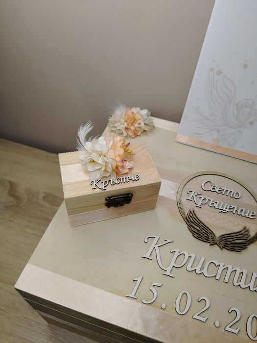 Комплект за кръщене за момиче