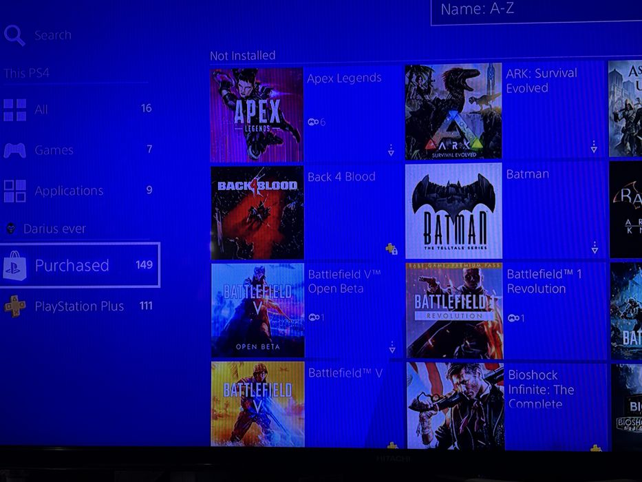 Vand consola PS4
