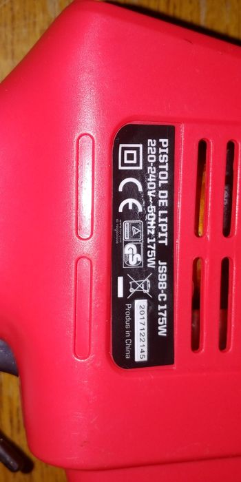 Pistol lipit electric cositor fludor