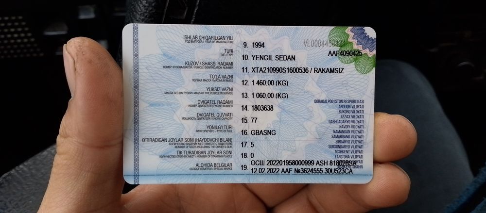 Moshina holati ideal 60 tahlil prapan benzinga ham yuradi pul zarur