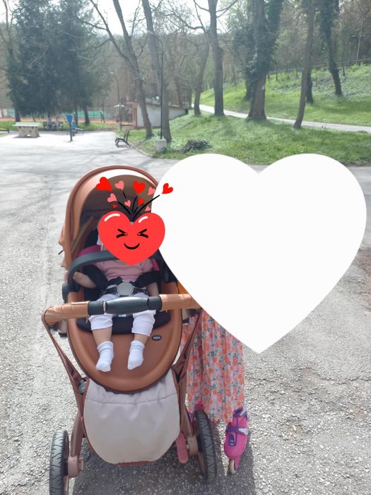 количка Fintera с два коша