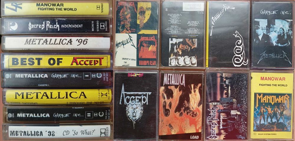 #3 - Аудио касети - неофициални издания, рок, хард, хеви. 10 лв.