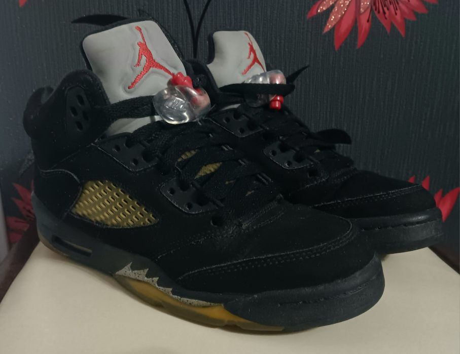 Nike Air Jordan 5 Retro Black Metallic
