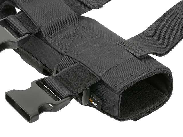 Toc Pistol Modular Cu Prindere Pe PiciorNegru 8FIELDS Tip PREMIUM Nou