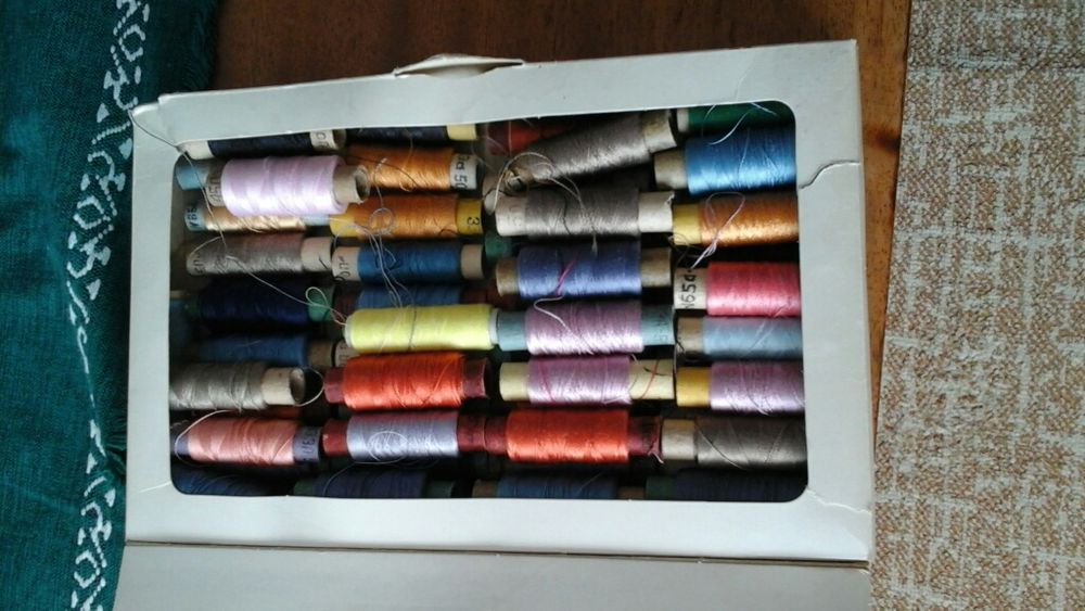 Шелковые нитки для ришелье, ссср