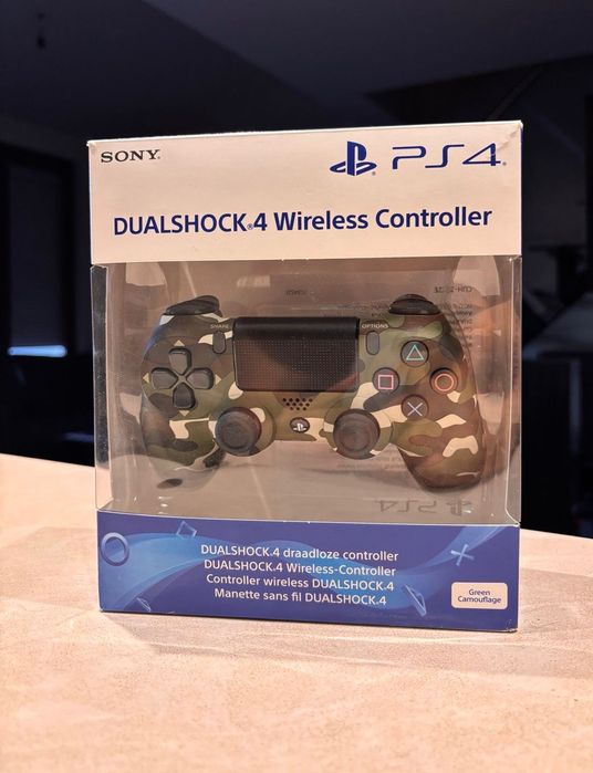 PS4 DualShock безжичен контролер (зелен камуфлаж) Wireless Controller (Green Camouflage) (като нов)