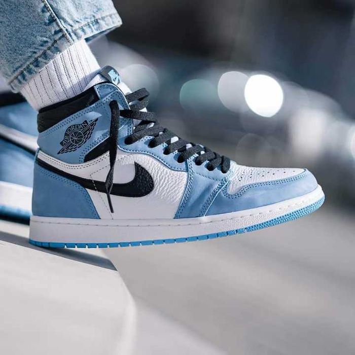 Adidasi Air Jordan 1 High - OG University Blue  | Jordan 1 Albastrii