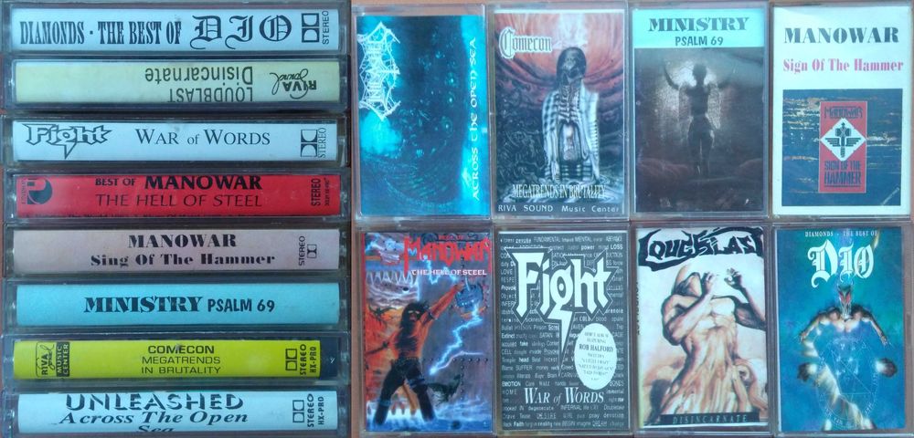 #3 - Аудио касети - неофициални издания, рок, хард, хеви. 10 лв.