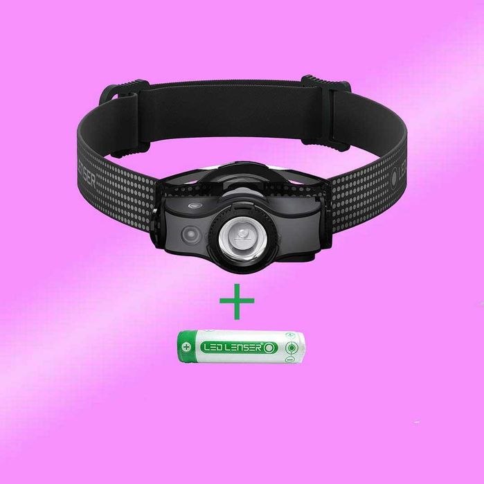 Lanterna profesionala Led Lenser MH5 lumina alba si rosie