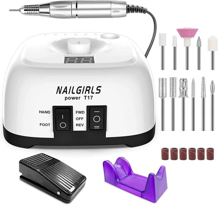 Професионална пила за маникюр- педикюр NAILGIRLS T17- 35000RPM