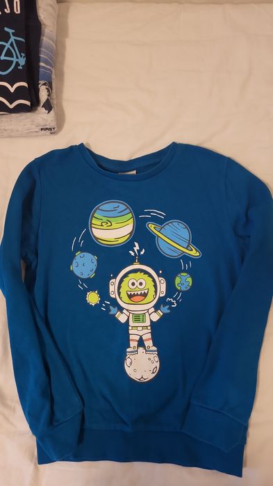 Lot 5 bluze, hanorace marimea 122-128, 7-8 ani