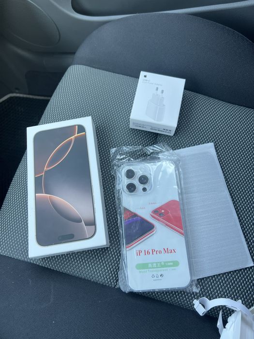 Iphone 16 pro max ochilmagan desert 256 tali