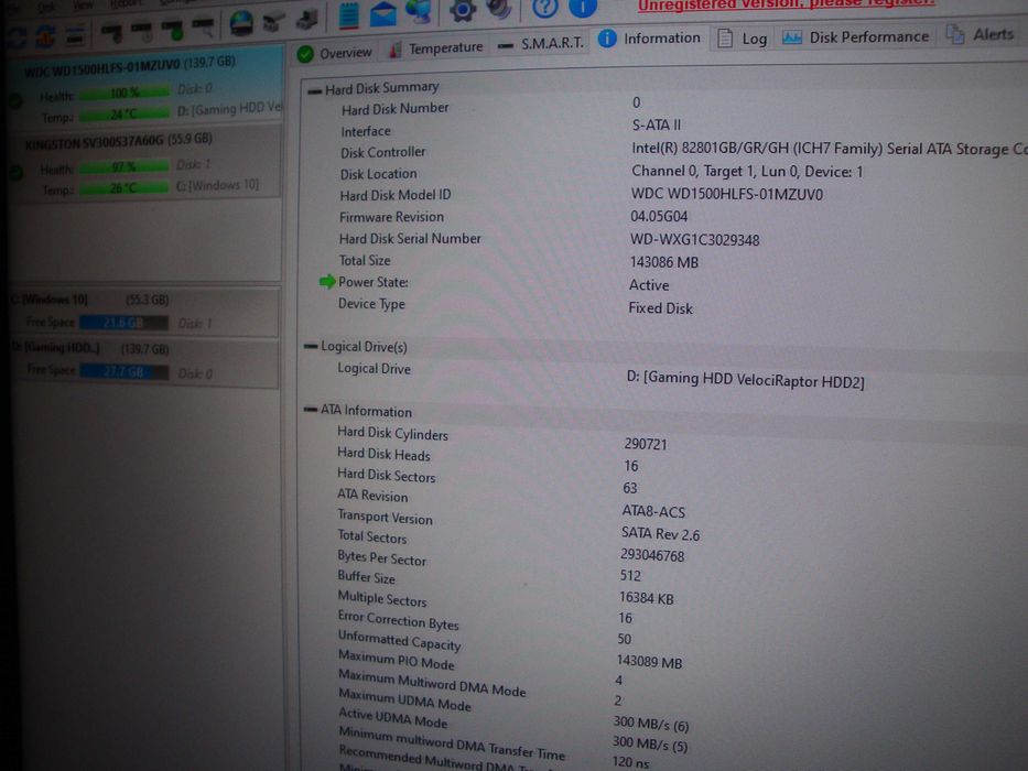 Hard disk Western Digital HDD WD Veloci Raptor 150GB pentru colectie