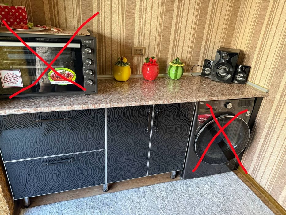 Кухонный мебель газ витошка сотилади