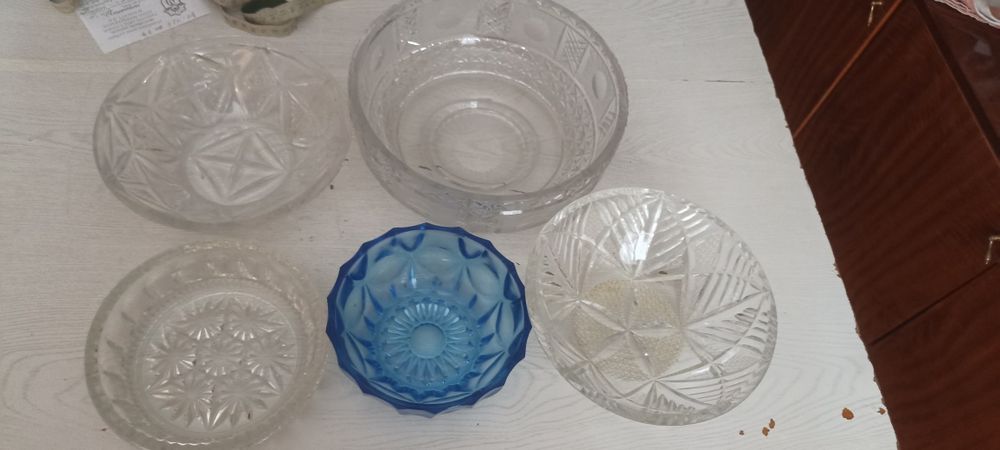 Вазочки хрустальные  б/у