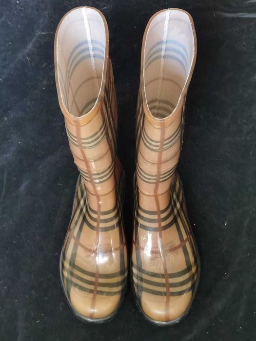 Cizme ploaie silicon all seasons made in Italy Burberry April Showers