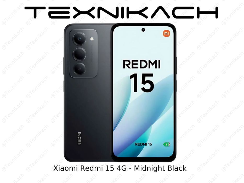 Новый • Xiaomi Redmi 15 4G • 6/128Gb • 8/128Gb • 8/256Gb • Доставка