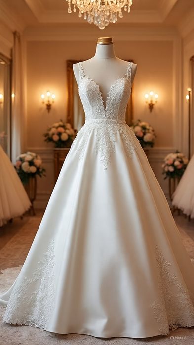 Почти новая свадебное платье модели