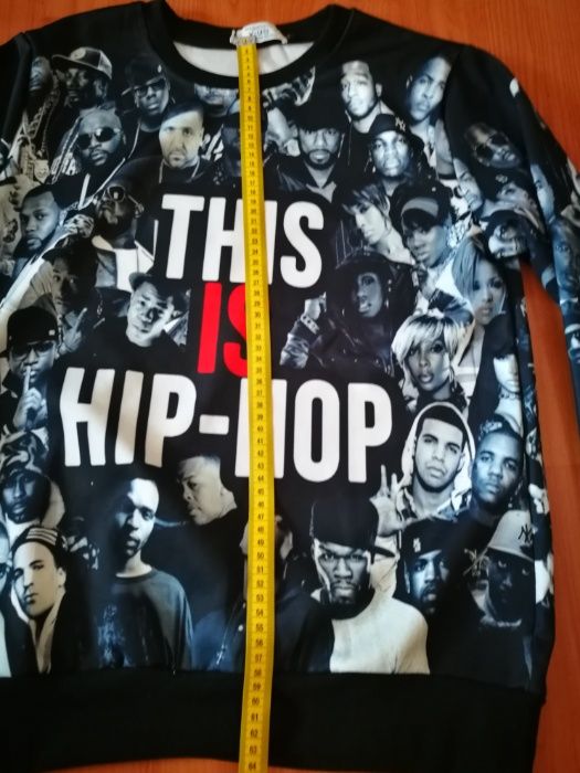 Bluza This is Hip Hop. Bluza retro pentru fanii hip-hop,rapp. Jay-Z.