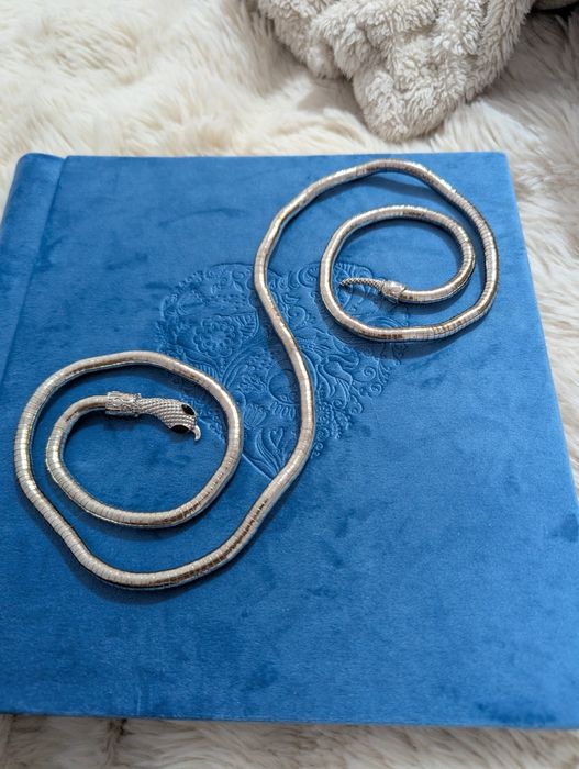 Ожерелье колье змейка