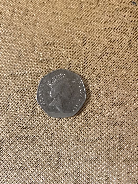 50 Pence Elizabeth 2, an 1997