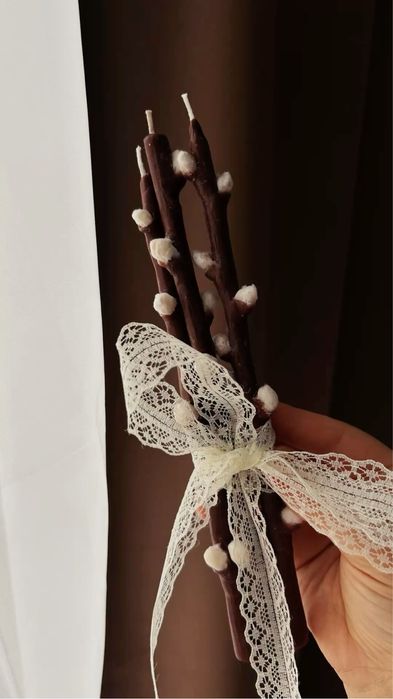 Свеча декоративная «Верба»